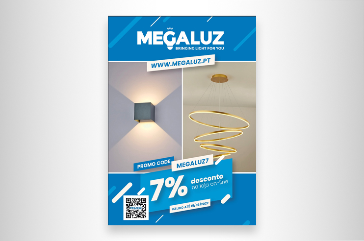 Folheto da loja online Megaluz